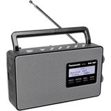 Panasonic RF-D10EG-K - Draagbare DAB+ Radio - Zwart/Zilver