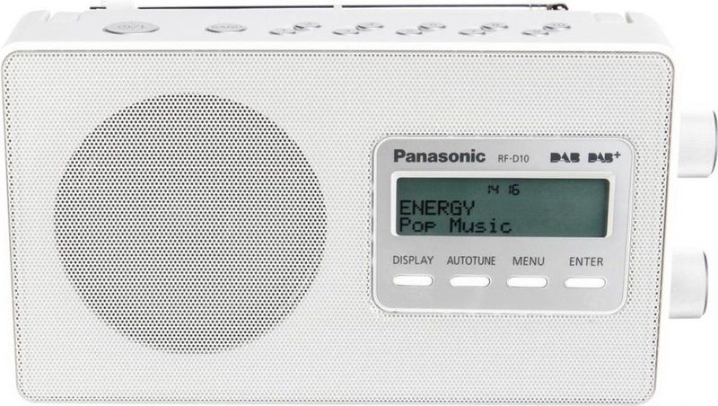 Panasonic D10EG-W - Draagbare DAB+ Radio - Wit