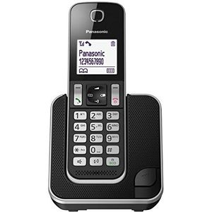 Panasonic - KX TGD310 - Draadloze DECT-telefoon - Zwart - Handset type: Draadloos