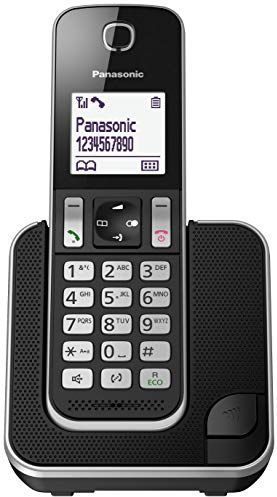 Panasonic - KX TGD310 - Draadloze DECT-telefoon - Zwart - Handset type: Draadloos