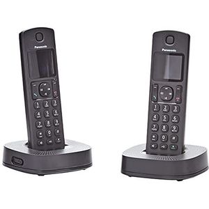 Dect Duo Panasonic TGC312 zwart