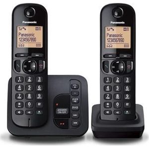 Panasonic - KX-TGC222BLB - Draadloze Telefoon - Zwart