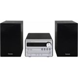 Panasonic - Sc-Pm250eg - Stereosysteem - Zwart - Zilver - Bluetooth - CD Speler