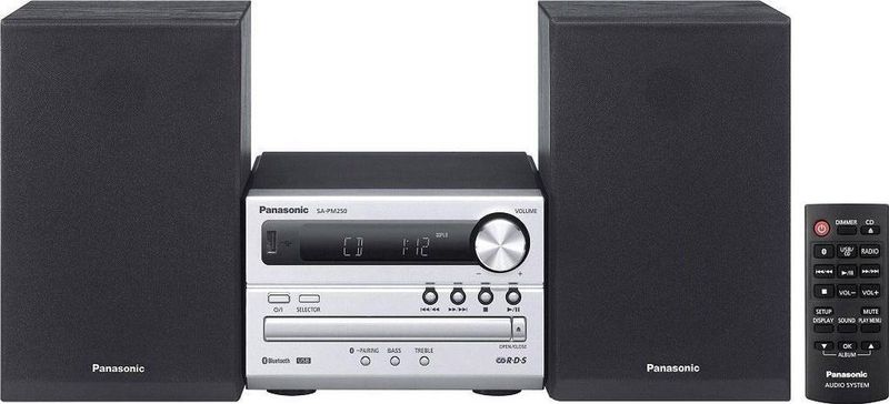 Panasonic SC-PM250 Miniset Zilver