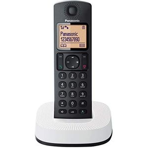 Panasonic KX-TGC310 draadloze telefoon (DECT, eenvoudig, met oproepherkenning) Zwart, wit