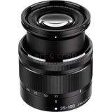 Panasonic - Lumix G Vario 35-100mm f/4.0-5.6 ASPH. Mega O.I.S. - Zwart