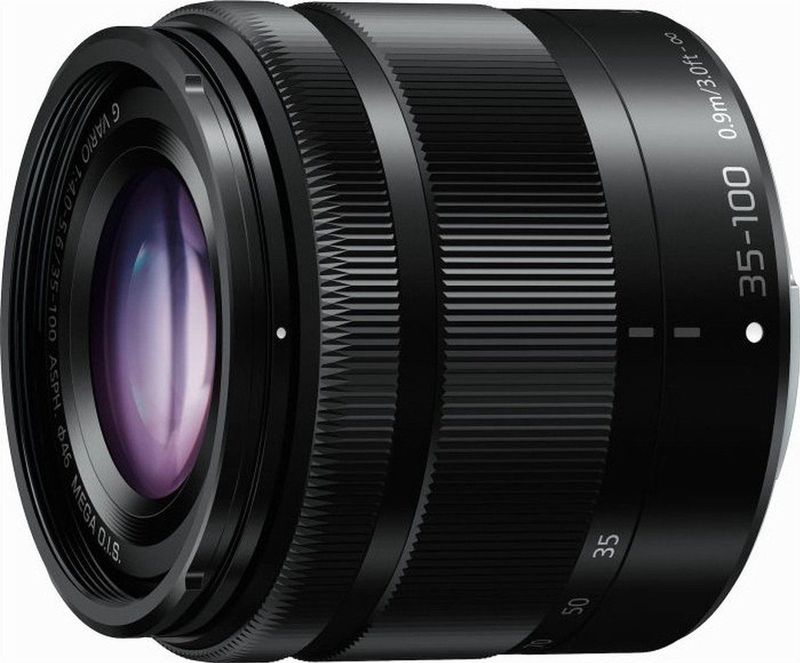 Panasonic - Lumix G Vario 35-100mm f/4.0-5.6 ASPH. Mega O.I.S. - Zwart
