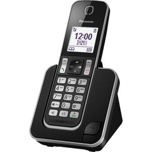 Panasonic KX-TGD310 telefoon DECT telefoon Caller ID Zwart, Wit, Telefoon, Wit, Zwart