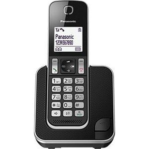 Panasonic KX-TGD310 - DECT Telefoon - Zwart - Wit - Langdurige Batterij