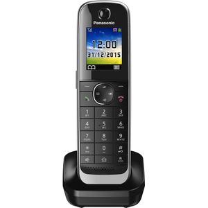 Panasonic Extra handset KX-TGJ310/320/322/323 incl. LS zwart - past KX-TGJ310, KX-TGJ320, KX-TGJ322, KX-TGJ323