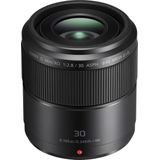 Panasonic H-Hs030E Lumix G Makro 30mm F2.8 Asph.Lens, Zwart