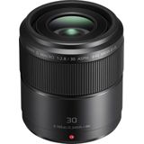 Panasonic - 30mm f/2.8 Macro Objectief - Zwart - Micro Vier Derde