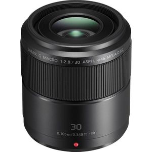 Panasonic - 30mm f/2.8 Macro Objectief - Zwart - Micro Vier Derde