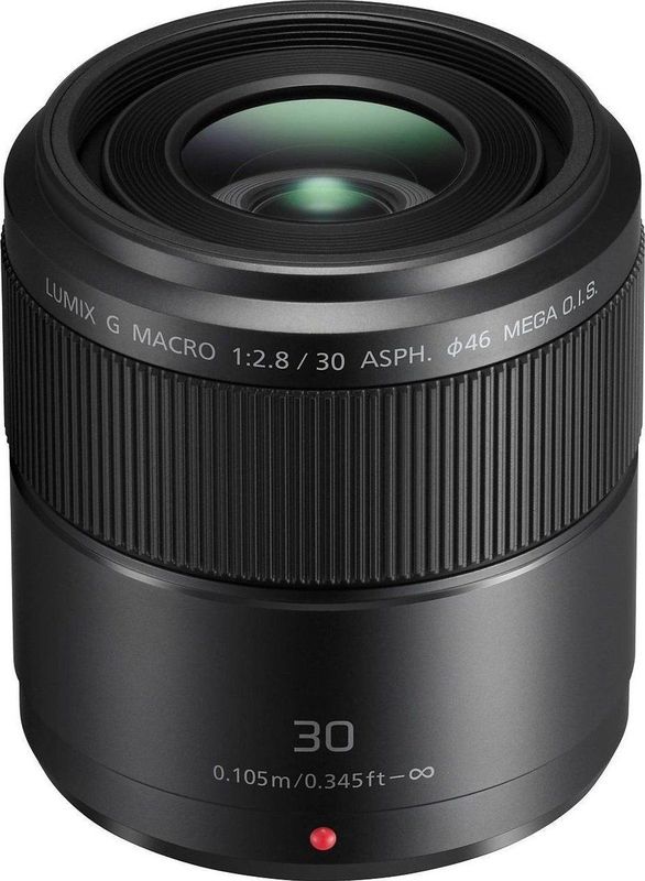 Panasonic - 30mm f/2.8 Macro Objectief - Zwart - Micro Vier Derde