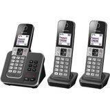 Panasonic KX-TGD323 - Trio DECT telefoon - Antwoordapparaat - Zwart