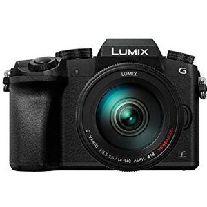 Panasonic Lumix DMC-G7H + G VARIO MILC 16 MP Live MOS Pixel, Camera, Zwart