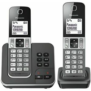 Panasonic KX-TGD322FRG - Draadloze Duo-telefoon - Zwart - Met Antwoordapparaat