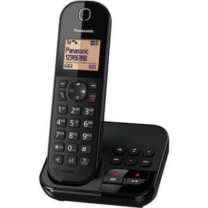 Panasonic KX-TGC420G - Schnurlostelefon - Anrufbeantworter mit Rufnummernanzeige - DECT - Schwarz