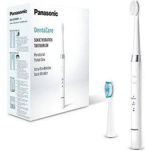 Panasonic - Personalcare EW-DM81-W503 | Brosse à Dents Électrique - 2 modes de brossage 30 min d'autonomie : chargement par induction 2 accessoires 31 000 pulsations/min Minuteur Blanc