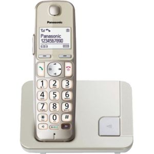 Panasonic KX-TGE210 - Huistelefoon - Goud - Draadloos - HAC Ondersteuning
