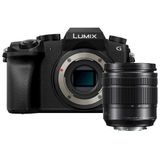 Panasonic LUMIX G DMC-G70MEG-K Systeemcamera, 16 megapixels, OLED-zoeker, 7,5 cm OLED-touchscreen, 4K foto en video met lens H-FS12060/F3,5-5,6/OIS zwart