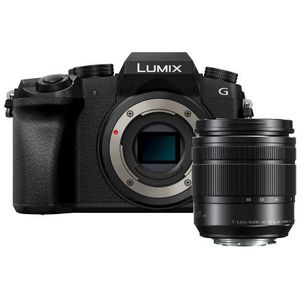 Panasonic LUMIX G DMC-G70MEG-K Systemkamera (16 Megapixel, OLED-Sucher, 7,5 cm OLED Touchscreen, 4K Foto und Video) mit Objektiv H-FS12060/F3,5-5,6/ OIS schwarz
