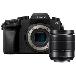 Panasonic LUMIX G DMC-G70MEG-K Systeemcamera, 16 megapixels, OLED-zoeker, 7,5 cm OLED-touchscreen, 4K foto en video met lens H-FS12060/F3,5-5,6/OIS zwart