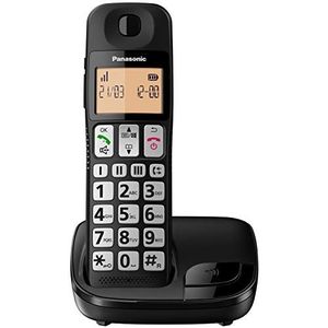 Panasonic - KX TGE310SPB - Draadloze Telefoon - Zwart - DECT - Beller ID