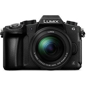 Panasonic Lumix DMC-G80M Evil Kamera, 16 MP, 3-Zoll-Display, optischer 5-Achsen-Stabilisator, OLED Sucher, RAW, WLAN, 4K, Kit mit Lumix Vario Objektiv 12-60mm/F3.5-5.6, Schwarz