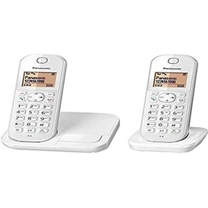 Panasonic KX-TGC412 draadloze telefoon met dect wit [Franse versie]