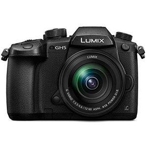 Panasonic Lumix Dc-Gh5Meg-K Systeemcamera (20 Mp, Dual I.S., 4K/6K, Weerbestendige Magnesiumbehuizing, 12-60 Mm Lens, Zwart)