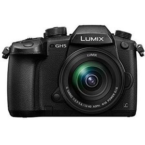 Panasonic Lumix GH5M | Expert hybride camera + Lumix lens 12 - 60 mm (sensor 4/3 20 MP, dubbele stab., OLED-zoeker, 4K60p/C4K24p 4:2:2 10 bit, getropicaliseerd) zwart - Franse versie