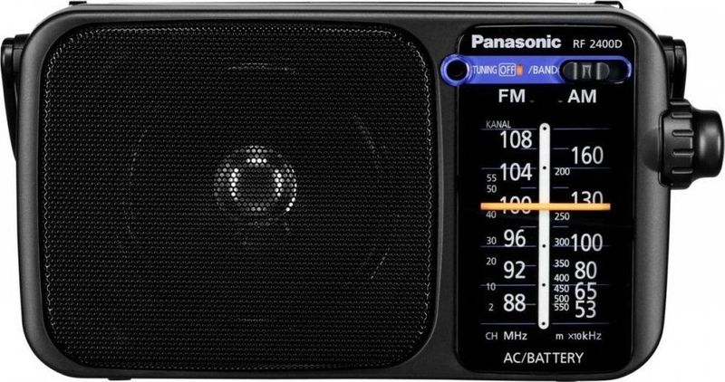 Panasonic - RF-2400DEG Radio - Digitale Tuner - Stabiele Ontvangst - Fluorescerende Ponter