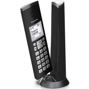 Panasonic - KX-TGK220GB - Telefoon - Zwart - Materiaal: Zilver