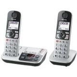 Panasonic KX-TGE522GS Schnurloses Telefon mit Anrufbeantworter silber