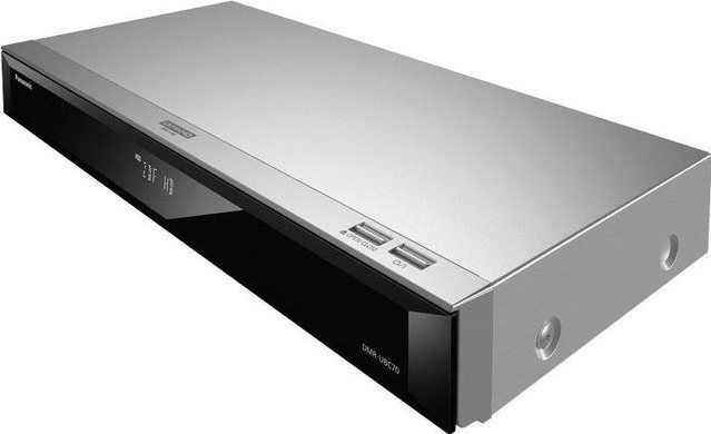 Panasonic DMR-UBC70EGS (500 G - Blu-Ray Spele - Blu-ray Recorder - Bluray + DVD-spele - Zilver