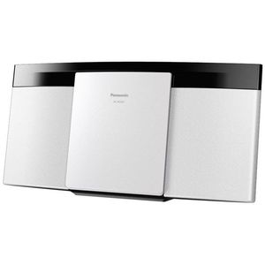 Panasonic SC-HC200, Heim-Audio-Mikrosystem, Schwarz, Weiß, 1 Disks, 20 W, 1-Weg, FM