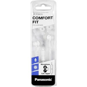 Panasonic RP-TCM115E In-Ear Hoofdtelefoon - Wit