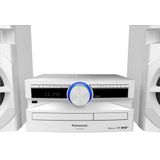 Panasonic Sc-Ux104Eg-W Micro-muzieksysteem, Bluetooth, Tuner (Dab+/Fm), CD, USB, Aux-In, 300 Watt Rms, Wit