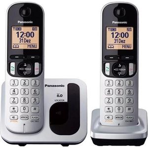 Panasonic - KX-TGC212SPS - Draadloze Telefoon - Zilver - Duo