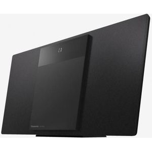 Panasonic SC-HC412EG-K HiFi-systeem Micro Compact Multisorgent, CD, Bluetooth, FM-radio, DAB+, AUX-IN autoplay, USB, Space Tune, LincsD-Amp, hoge geluidskwaliteit, wandmontage, zwart