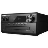 Panasonic SC-PMX90 Mikrosystem mit Bambus-Lautsprechern (Hi-Fi, Home Sound, 14 cm Woofer, 1,9 cm Silk Dome Tweeter, 1,5 cm Piezo Twitter, Bluetooth, Dual USB, FM-Radio, AUX 3,5 mm) - Schwarz
