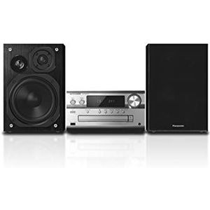 Panasonic SC-PMX92 Home Audio Minisysteem (Bluetooth, 2x 60 W), Stereosysteem, Zilver, Zwart