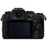 Panasonic DC-G91MEG-K systeemcamera met 12-60 mm MFT-lens, 20 MP, Dual I.S., hybride contrast-AF, 4K fotocamera, zwart