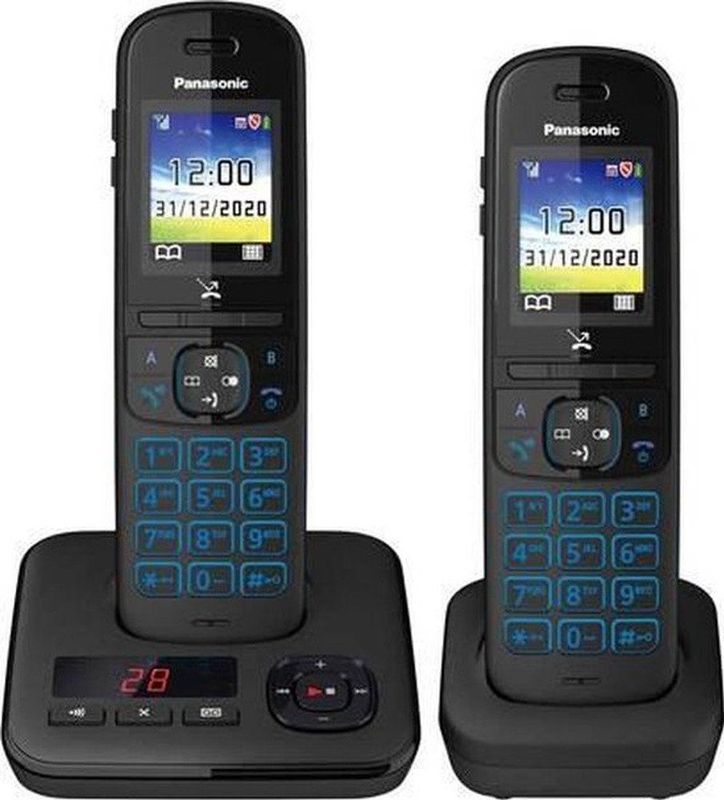 PANASONIC KX-TGH722 Duo Zwart
