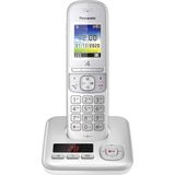 Panasonic draadloze telefoon KX-TGH7, 1 telefoon + antwoordapparaat, zilver