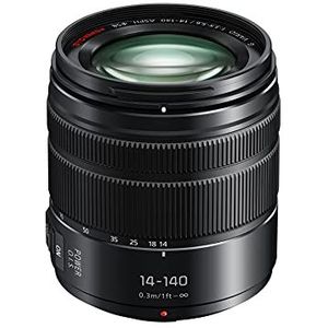 Panasonic LUMIX H-FSA14140 II Tele Zoom lens voor M4/3 mount camera's (Focal 14-140 mm, F3.5-F5.6, filtergrootte 58 mm, Power O.I.S) zwart