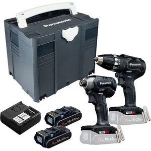 Panasonic Tools EYC231PN2G Combiset 18V 3.0Ah Li-ion