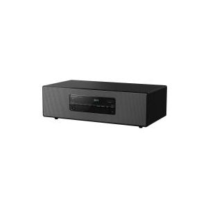 Panasonic STEREO IN LEGNO DAB+ 40 W, Home-Audio-Minisystem, Schwarz, 40 W, 8 Ohm, DAB,FM, FL