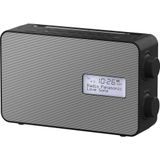 Panasonic RF-D30BTEG-K DAB+ FM-Radio, Bluetooth, IPX4, Küchentimer, Aufladen des Smartphones über USB, Batterie- & Netzbetrieb, Schwarz